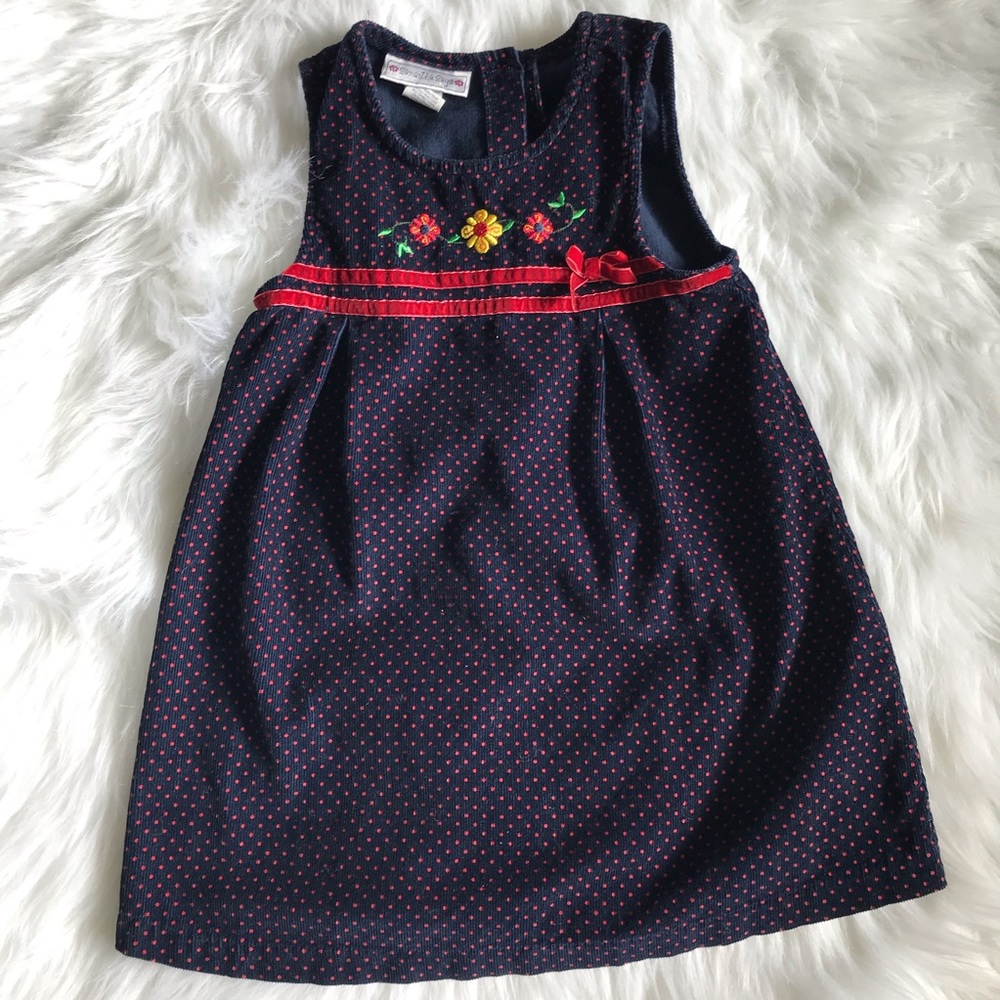 Samantha Says Girls Corduroy Dress Jumper sz 5